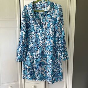Lilly Pulitzer long sleeve swing dress, size L